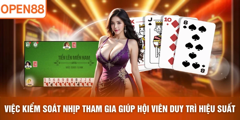Việc kiểm soát nhịp tham gia giúp hội viên duy trì hiệu suất
